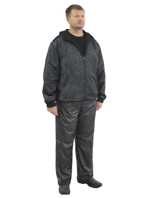 Костюм АЛЬФА-DEMI тк.Дюспа цв.Черный КМФ