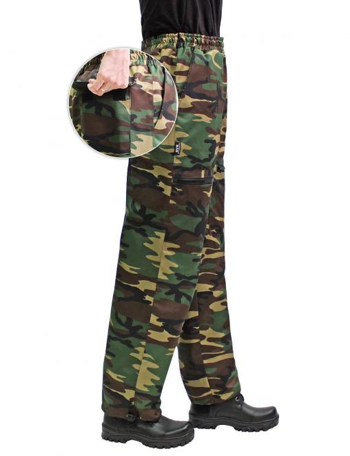 Брюки детские ЮНИОР RS тк.Смесовая цв.Зеленый КМФ