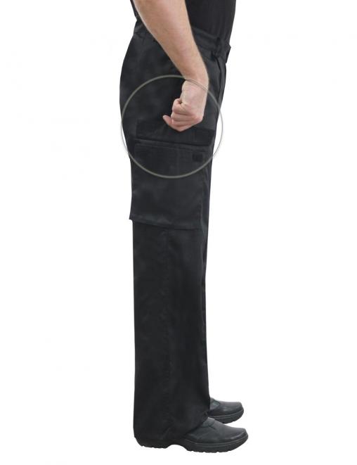 Брюки ВОЕННО-ПОЛЕВЫЕ тк.Смесовая цв.Чёрный