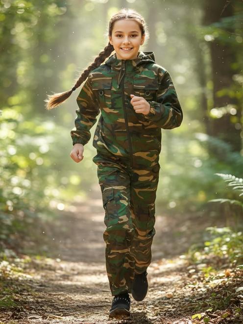 Костюм детский ЗАРНИЦА тк.Смесовая цв.Зеленый КМФ