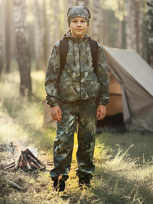 Костюм детский ТУРИСТ тк.Облегченная цв.Кобра