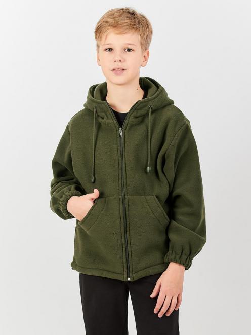 Толстовка детская БАРС тк. Флис цв. Олива
