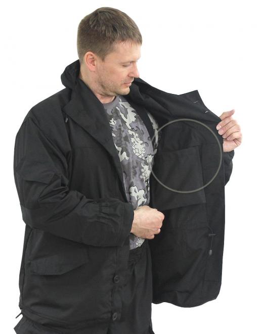 Костюм ГОРКА NEW  RS тк.Рип-стоп цв.Чёрный