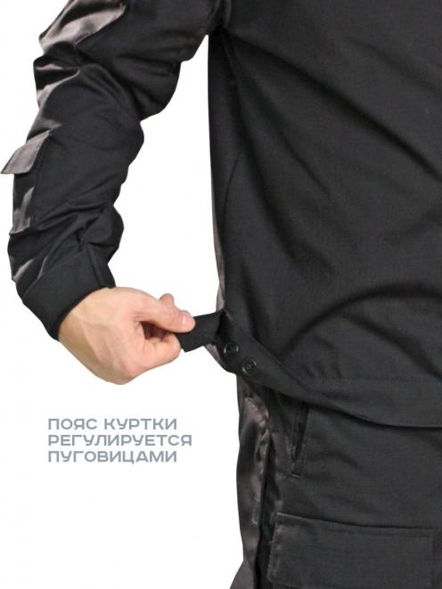 Костюм СПЕЦНАЗ тк.Рип-стоп цв.Чёрный