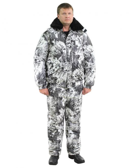 Костюм зимний НОРД RS тк.Алова цв.Белый Лес 2