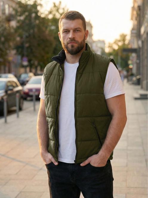 Жилет утеплённый БВР тк.Дюспа цв.Олива