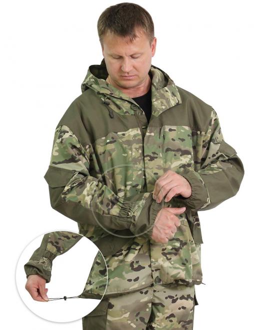 Костюм ГОРКА NEW тк.Рип-стоп цв.Мультикам с накладками