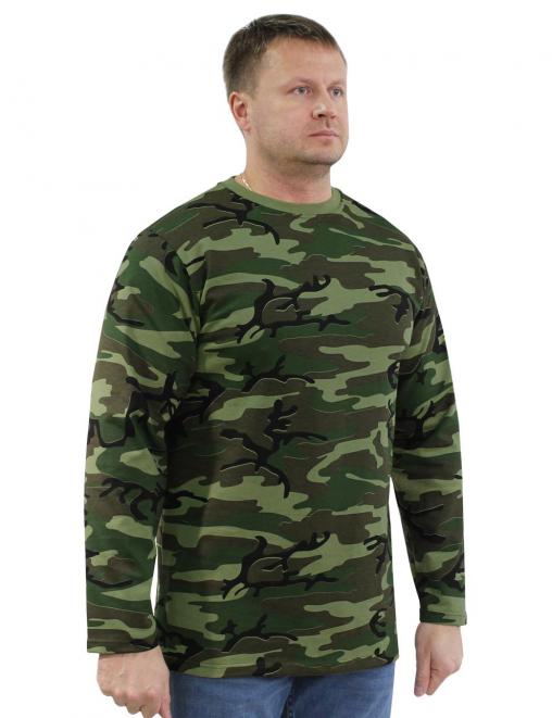 Толстовка тк.Футер 2-х нитка с начёсом RS цв.Зеленый КМФ Темный