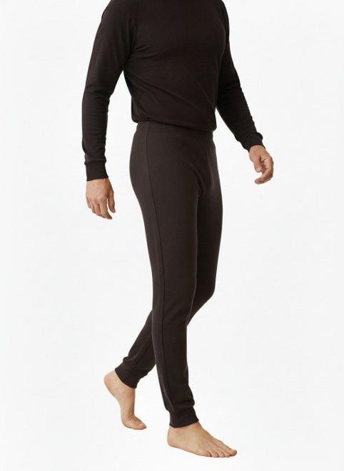 Кальсоны мужские тк.Футер с начёсом цв.Чёрный