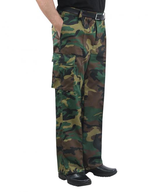 Брюки ВОЕННО-ПОЛЕВЫЕ RS тк.Смесовая цв.Зеленый КМФ