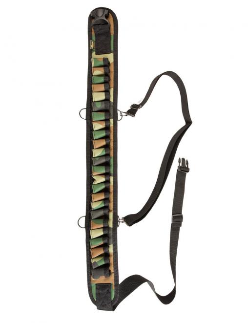 Патронташ КАЛИБР 12/16 24 патрона (тканевый открытый) мод-256-1 (кмф)