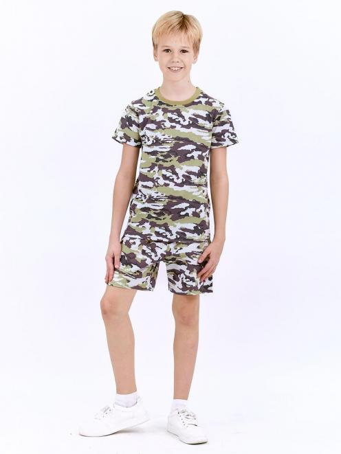 Комплект детский ЗАРНИЦА ЛЕТО с шортами цв.Камуфляж 4974