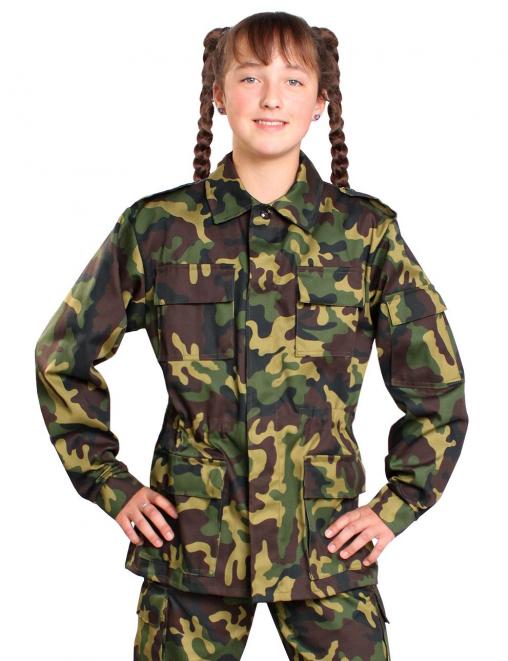 Костюм детский ВОЕННО-ПОЛЕВОЙ RS тк.Смесовая цв.Зеленый КМФ