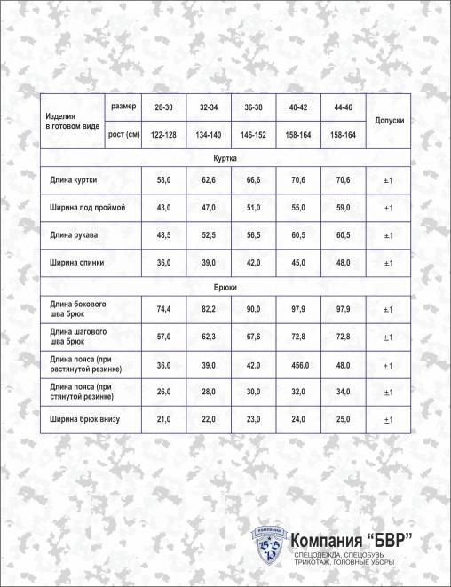 Костюм детский АЛЬФА-DEMI тк.Оксфорд цв.Мох