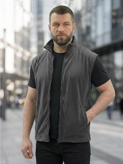 Жилет WORK тк.Флис цв.Серый