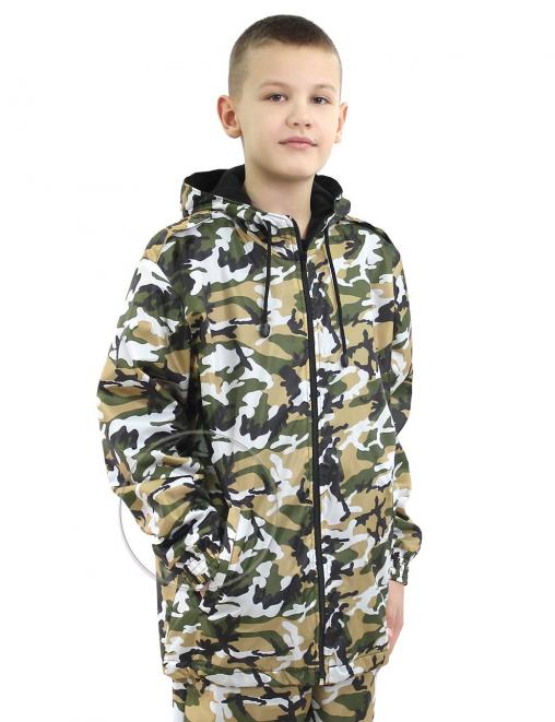 Костюм детский АЛЬФА-DEMI RS тк.Оксфорд цв.НАТО КМФ Зелёный