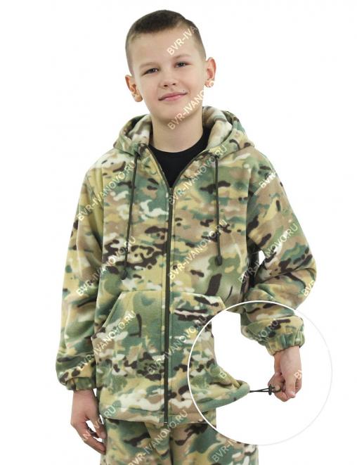 Костюм детский БАРС Флисовый RS цв.Мультикам Light