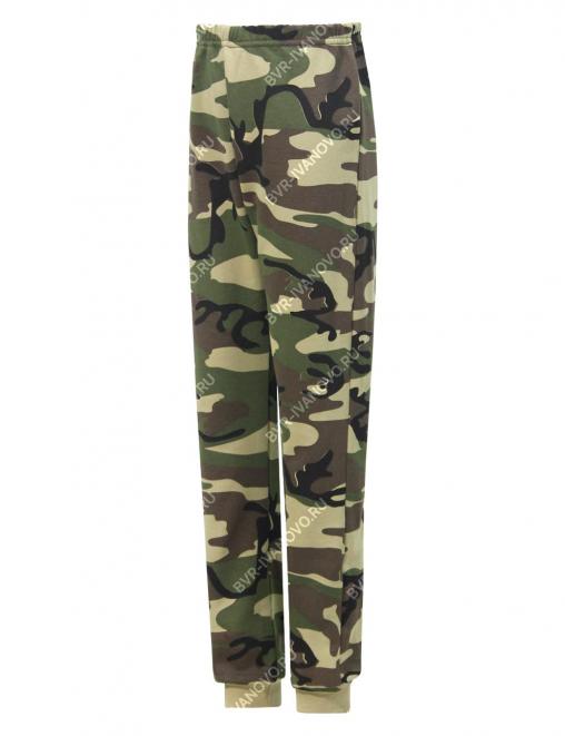 Трико поддёва детские RS тк.Футер 2х нитка с начёсом цв.Зелёный КМФ