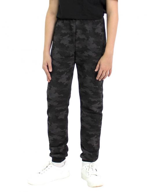 Трико детское спортивное ДАЧНОЕ тк.Футер 2-х нитка цв. BLUR КМФ Чёрный NEW