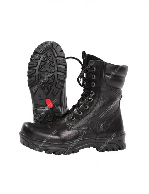 Берцы ОМОН RS  хром/натуральный мех