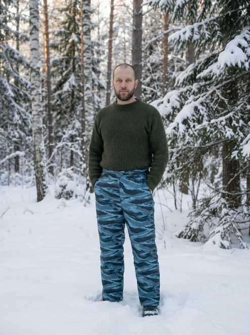 Брюки утеплённые ВИХРЬ тк.Оксфорд цв.Серый Камыш