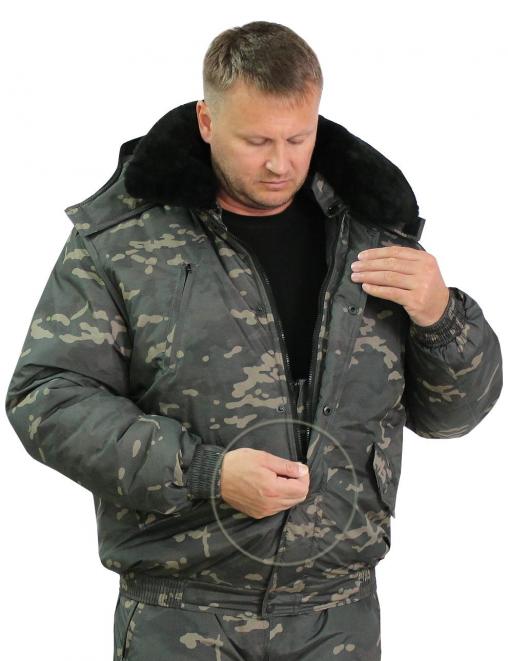 Костюм зимний НОРД тк.Дюспа цв.Мультикам граффит