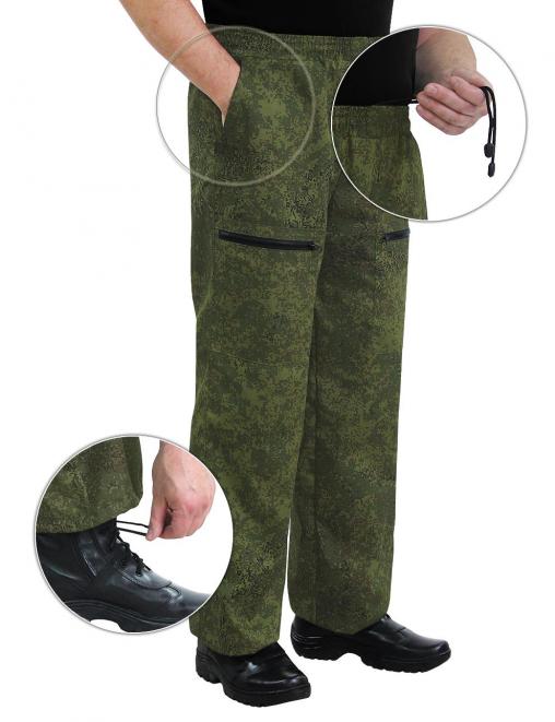 Брюки МОЛОДЁЖНЫЕ тк.Рип-стоп цв.Цифра 