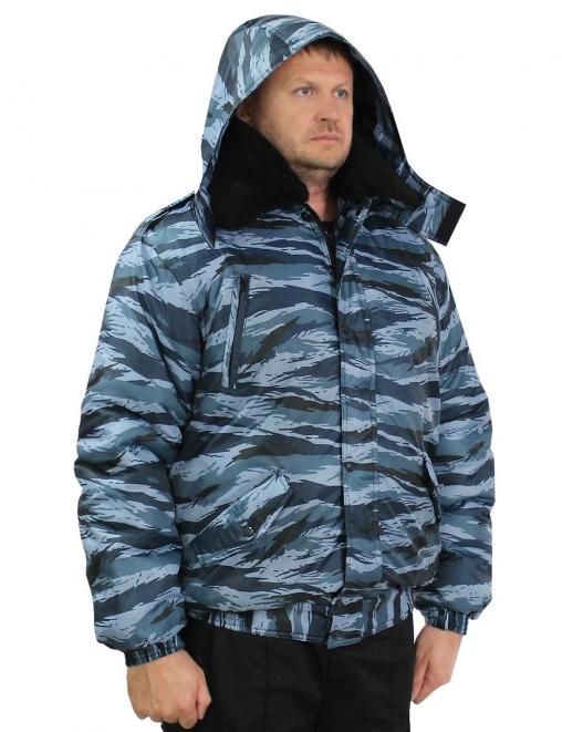 Куртка ОХРАННИК тк.Оксфорд цв.Серый Камыш