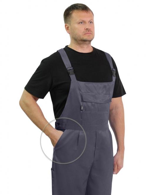 Полукомбинезон ПРОФЕССИОНАЛ  RS цв.Серый