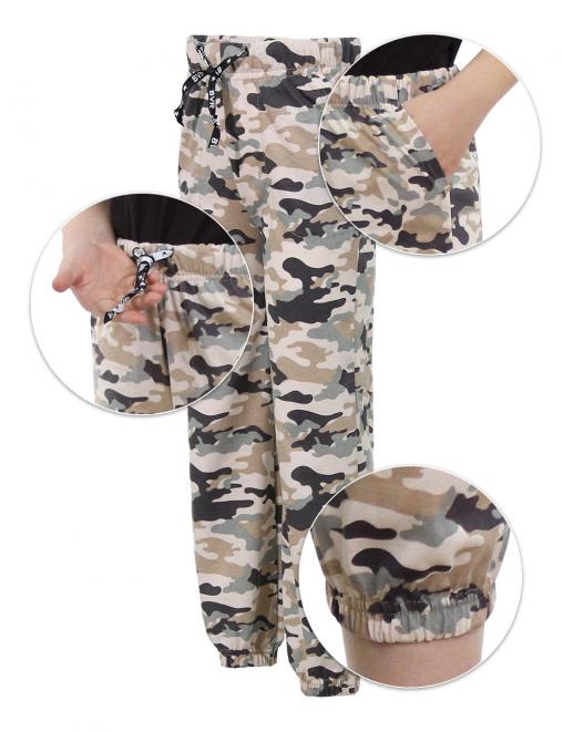 Брюки детские летние RAINBOW RS тк.Кулирка цв.Бежевый КМФ НАТО