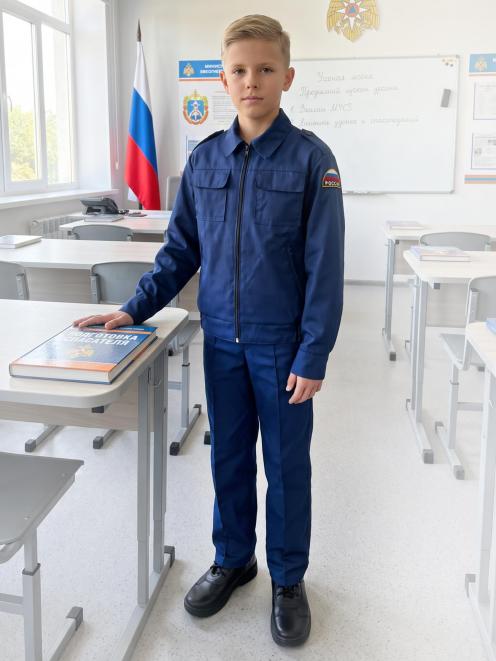 Костюм МЧС детский цв.Синий