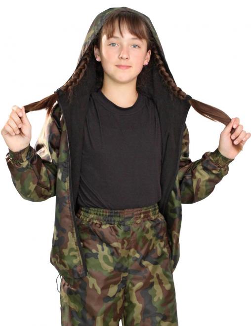 Костюм детский АЛЬФА-DEMI тк.Оксфорд цв.Зеленый КМФ