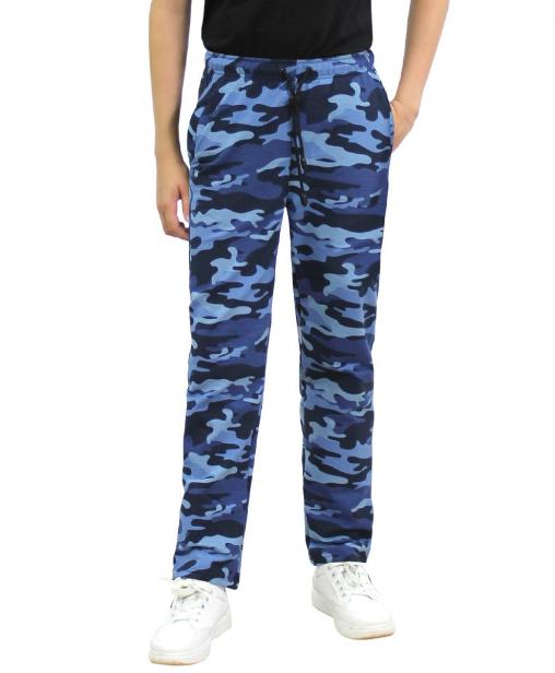 Брюки спортивные детские ЭКСТРИМ RS тк.Футер цв.Синий КМФ