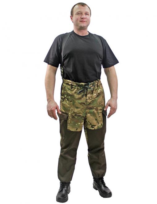 Костюм ГОРКА NEW тк.Смесовая цв.Мультикам с накладками