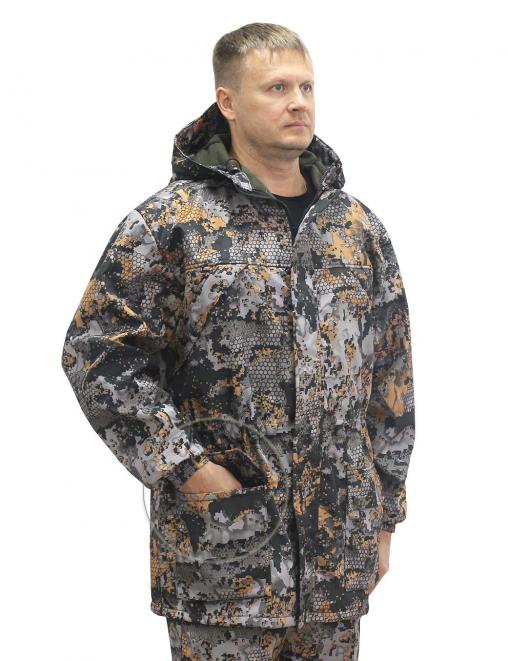 Костюм ТАЙГА-DEMI RS тк.Polarfleece цв.Соты ULTRA