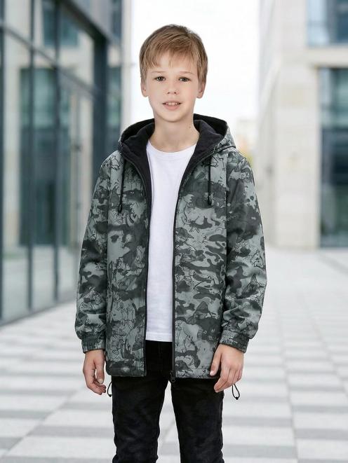 Ветровка подростковая АЛЬФА-DEMI тк.Дюспа цв.Гуффи