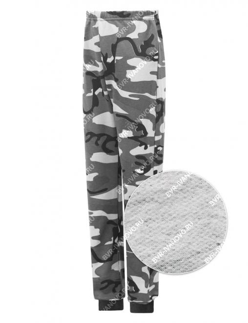 Трико поддёва детское RS тк.Футер 2х-нитка с начесом цв.Серый КМФ