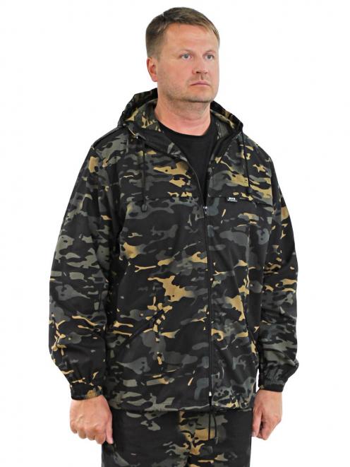 Костюм СПОРТ АКТИВ цв.Мультикам черный