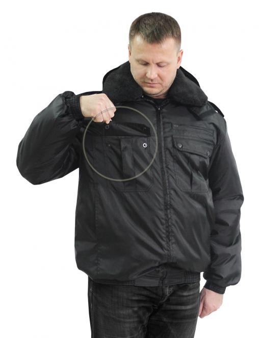 Куртка ПОЛИГОН RS тк.Оксфорд цв.Чёрный