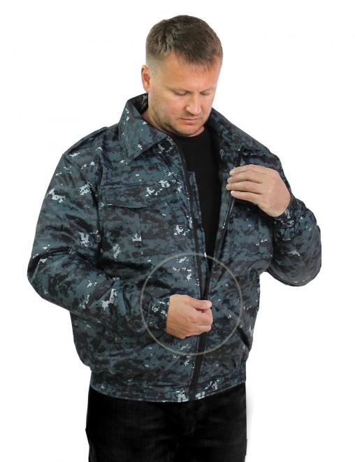 Ветровка ОХРАНА RS тк.Оксфорд цв.Цифра Темно-синяя