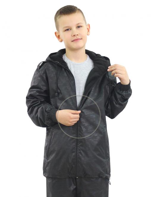 Костюм детский АЛЬФА-DEMI тк.Дюспа цв.Чёрный КМФ