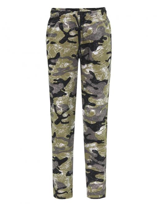 Брюки спортивные детские ЭКСТРИМ RS тк.Футер цв.Камуфляж V-100
