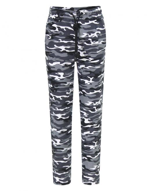 Брюки спортивные детские ЭКСТРИМ RS тк.Футер цв.Белый КМФ