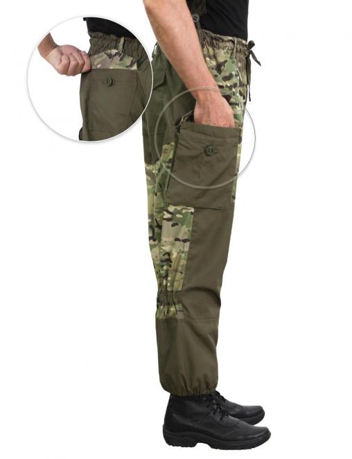 Костюм ГОРКА NEW тк.Рип-стоп цв.Мультикам с накладками