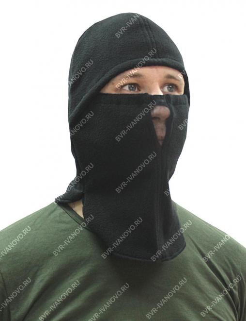Шапка-маска БУРАН тк.Флис цв.Чёрный