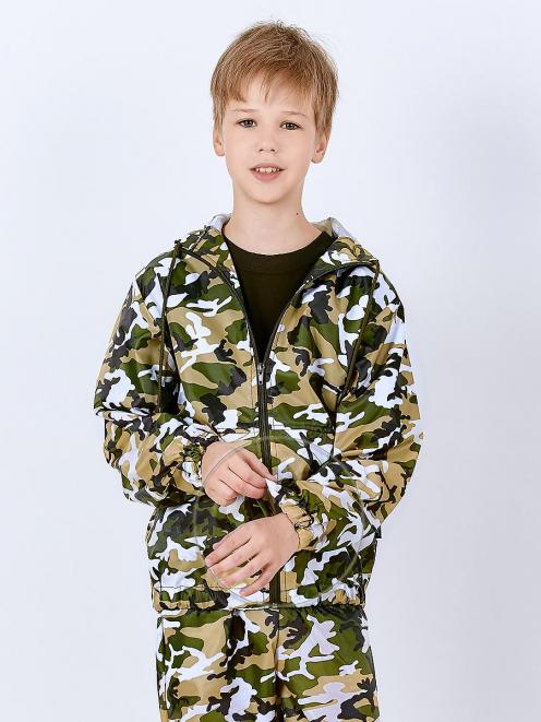 Костюм детский АЛЬФА RS тк.Оксфорд цв.НАТО КМФ Зелёный
