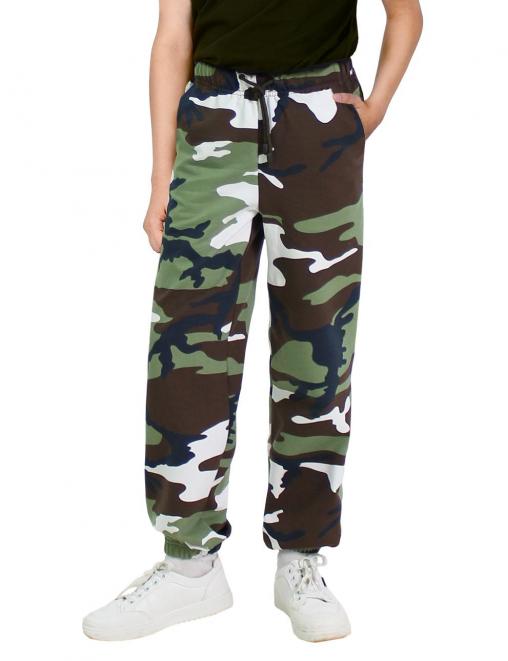 Трико детское спортивное ТОРНАДО тк.Футер 2-х нитка цв.Бело-зелёный КМФ 3746