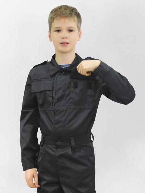 Костюм ПАТРИОТ детский RS тк.Смесовая цв.Чёрный