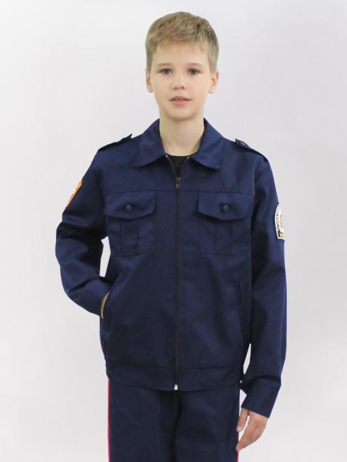 Костюм КАДЕТ-СТАРШЕКЛАССНИК тк.Смесовая Балтекс цв.Синий