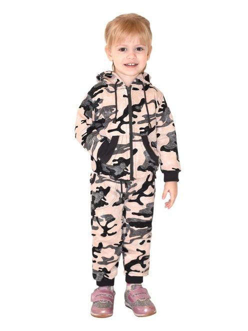 Костюм детский БВР СПОРТ RS тк.Футер цв.Розовый КМФ